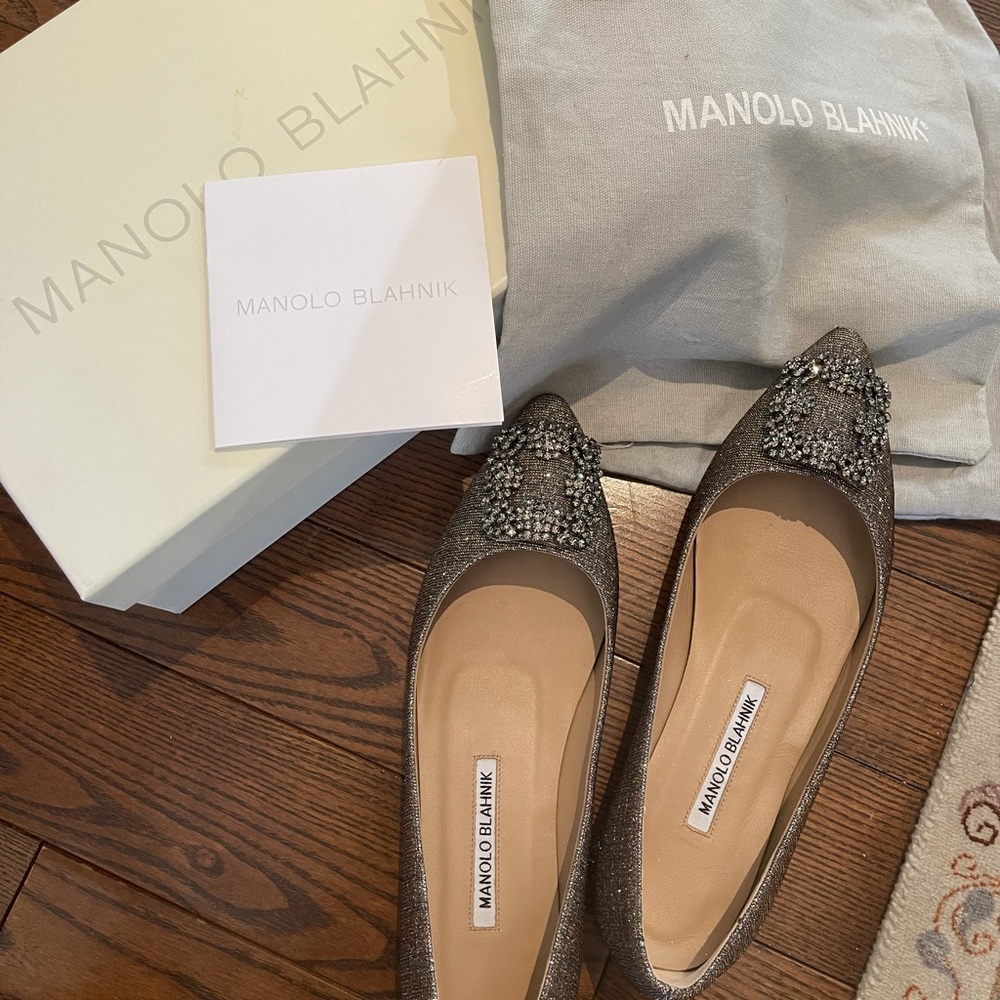 Manolo blahnik flats size 39